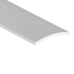 Barre De Seuil Demi-bombée Adhésive Alu Incolore Romus 2046