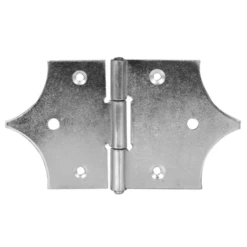 Charnière Décorative Percée CQFD 70x70x80 Mm - Acier Zingué