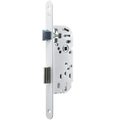 Serrure à Encastrer Yale - Dormant - Réversible - Blanche - Axe 40 Mm