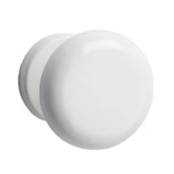 Patère Murale à Une Tête Rossignol Util - Blanc - Diamètre 60 Mm