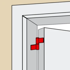 Paumelle Grille Profilée Lame Longue Clémenson Acier Brut 60 Mm