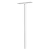 Pied Boîte Lettres Individuelle Piquet Rond Acier Ø 45 Mm 1,10 M Blanc 1 Pied Boîte Lettres Individuelle Piquet Rond Acier Ø 45 Mm 1,10 M Blanc -Magasin D'Outils Pour La Maison Élégant piquet de boite aux lettres cylindrique 1100 x 45 mm platine amovible acier blanc