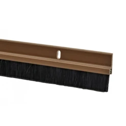 Plinthe Brosse En Applique Bas De Porte à Visser Klobros 46KB PVC Marron 1,03 M