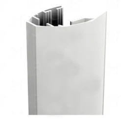 Set 2 Poignée 19 Mm Aluminium Blanc 2,8 M Forme G Mantion 71G19/280B