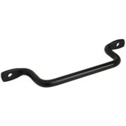 Poignée De Volet Fer Rond 8 Mm Cataphorèse Noir 342140 Mermier M-342140