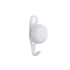 Porte Manteaux à 1 Tête - Mottez - Acier Blanc