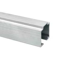 Rail Porte Coulissante En Ligne - Alu - 28 X 28 Mm X 2 M 45 Kg Max