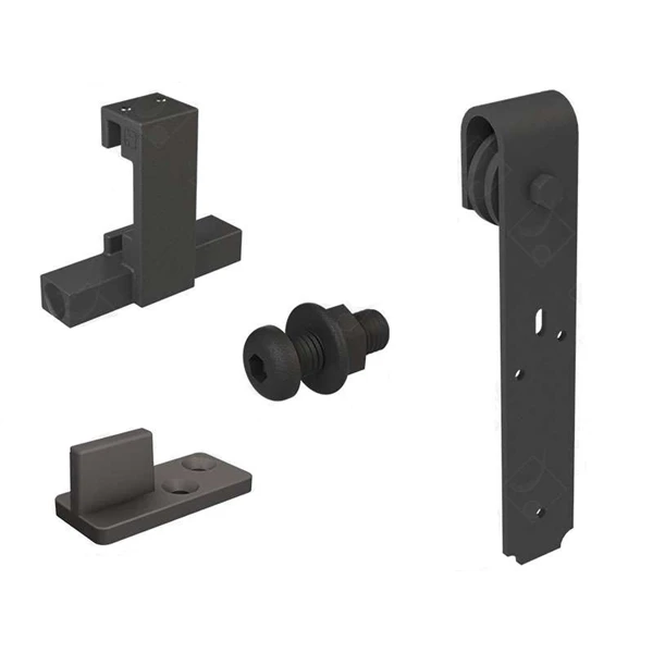 Système Coulissant Droit Fer ROCDESIGN TYPE C Porte Bois Mantion RD-C-B 4 Système Coulissant Droit Fer ROCDESIGN TYPE C Porte Bois Mantion RD-C-B – Image 2