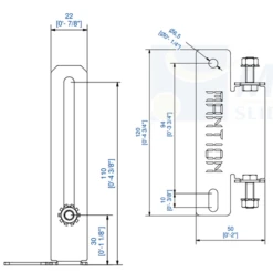 Kit De Réhausse Mantion 66 RSI Pour SAF-Inside - Hauteur 115 Mm -Magasin D'Outils Pour La Maison Élégant rehausse 1