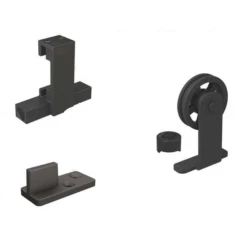 Système Coulissant Droit Fer ROCDESIGN TYPE E Porte Bois Mantion RD-E-B