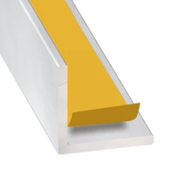 Cornière D'angle Adhésive Aluminium Incolore - 20 X 20 Mm - épaisseur 1.5 Mm - Longueur 2.6 M CQFD 2070-5321