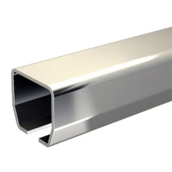 Rail Hercule En Acier Galvanisé - Section 75 X 80 Mm - Pour Porte à Déplacement Droit De 400 Kg Maxi - Longueur 3 M