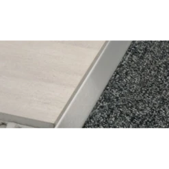 Arrêt Sol Incliné - Hauteur 5 Mm Longueur 2.50 M - Alu Titane Romus 3545