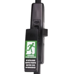 Fermeture D'urgence 2 Points Haut Et Bas - Europad - Sans Main - Coloris Noir