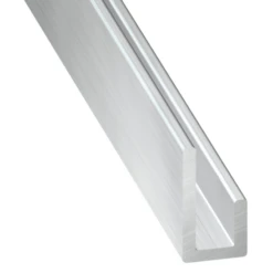 Cimaise En Aluminium Brut - Largeur 10 Mm - épaisseur 1.5 Mm - Longueur 1 M CQFD 2005-5290