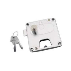 Serrure à Monnaie Tesa - ABS - Gauche - 2 Clés - Axe 30,7 Mm
