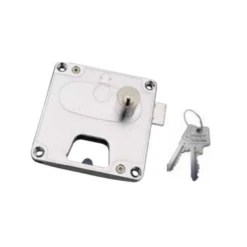 Serrure à Monnaie Tesa - ABS - Droit - 2 Clés - Axe 30,7 Mm