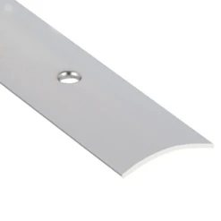 Seuil De Porte Demi-bombé Percé à Visser Largeur 30 Mm Longueur 0.93 M - Inox - Avec Fixations Romus 301003