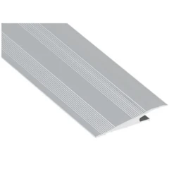 Rampe D'accès Percée Romus 2690 - Alu Incolore - Hauteur 5 à 7 Mm Largeur 38 Mm Longueur 2,7 M