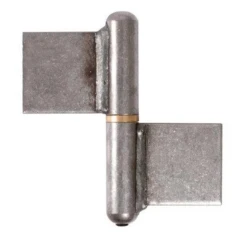 Paumelle Grille Soudée Nœuds Arrondis Acier Bague Laiton 90 Mm 45 Kg