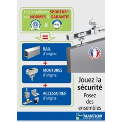 Patte à Visser Au Plafond Pour Vis M12 Mantion Sportub 5044 -Magasin D'Outils Pour La Maison Élégant une installation sportub aux normes et garantie 2
