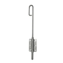 Verrou Baïonnette Sol Platine 14 Mm Longueur 400 Mm Inox 316 Brossé -Magasin D'Outils Pour La Maison Élégant verrou baionnette inox 1