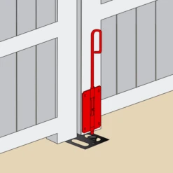 Verrou Baïonnette De Sol 14 Mm X 250 Mm Acier Zingué Blanc Haute Qualité -Magasin D'Outils Pour La Maison Élégant verrou baionnette montage