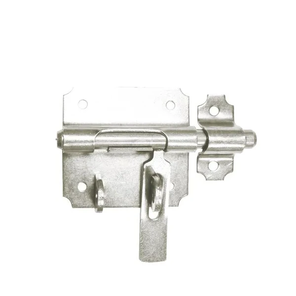 Verrou Box Gâche Targette Cadenas Ø10mm Longueur 65mm Acier Zingué Blanc 5 Verrou Box Gâche Targette Cadenas Ø10mm Longueur 65mm Acier Zingué Blanc – Image 3