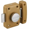 Verrou De Sûreté à Bouton Et Cylindre Thirard Trident - 80 X 55 Mm -Magasin D'Outils Pour La Maison Élégant verrou int
